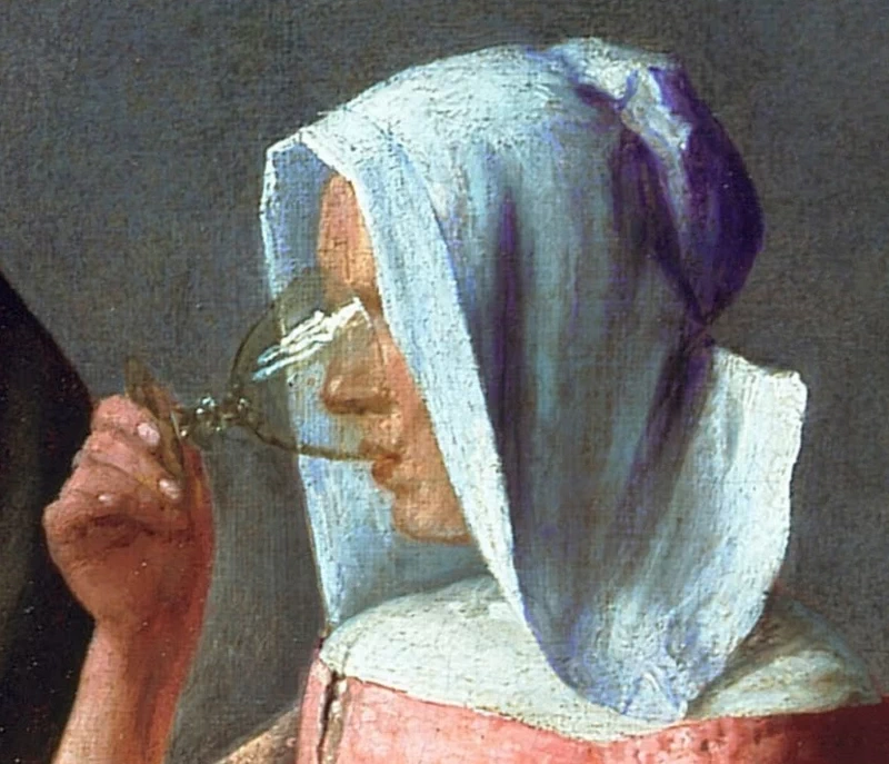 Il bicchiere di vino - Staatliche Museen zu Berlin, dettaglio 2